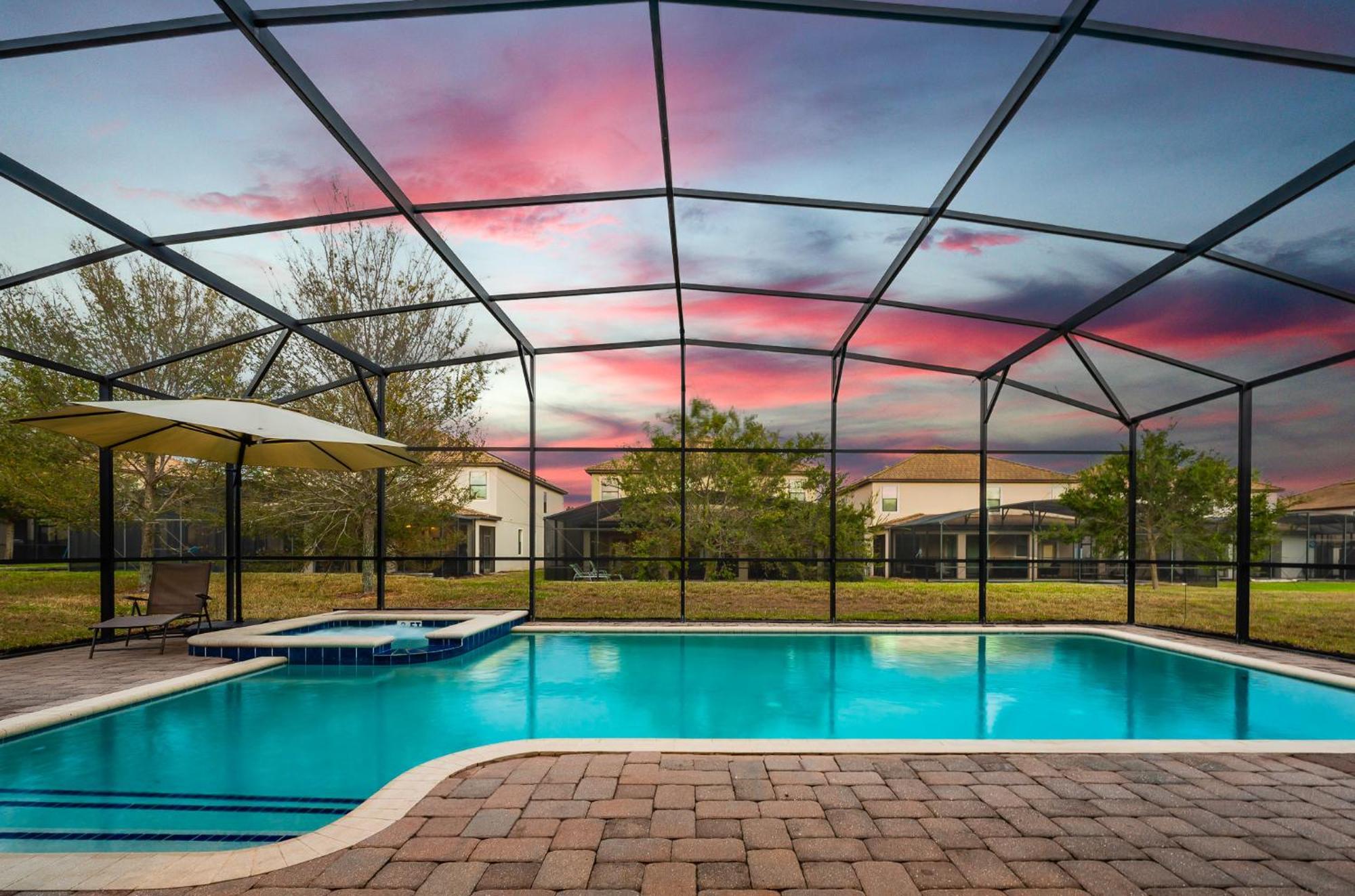 Heated Pool + Free Waterpark + Lazy River + Grill Davenport Extérieur photo