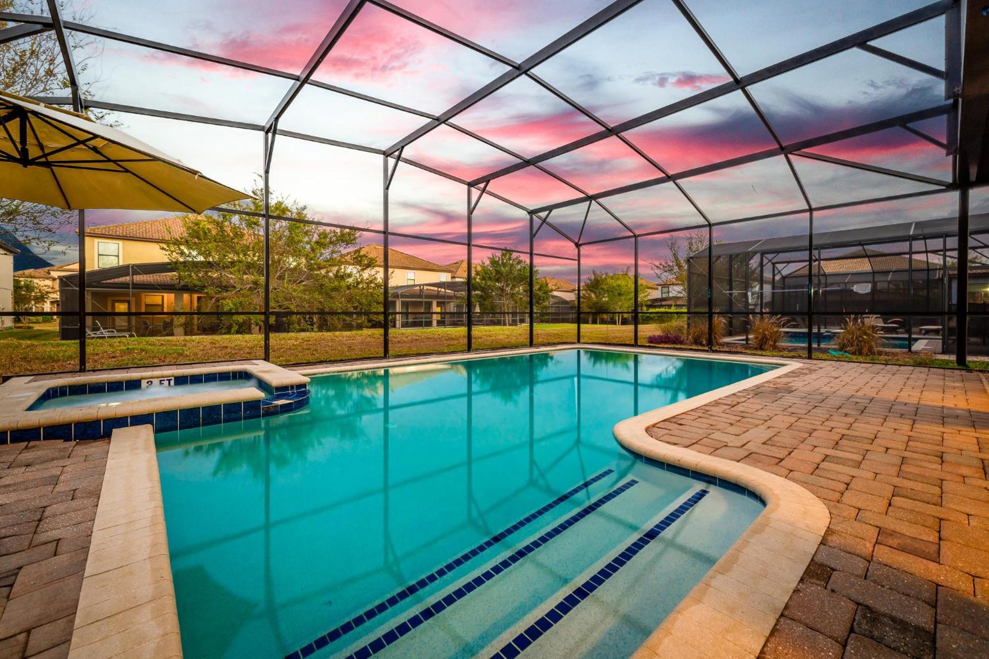 Heated Pool + Free Waterpark + Lazy River + Grill Davenport Extérieur photo
